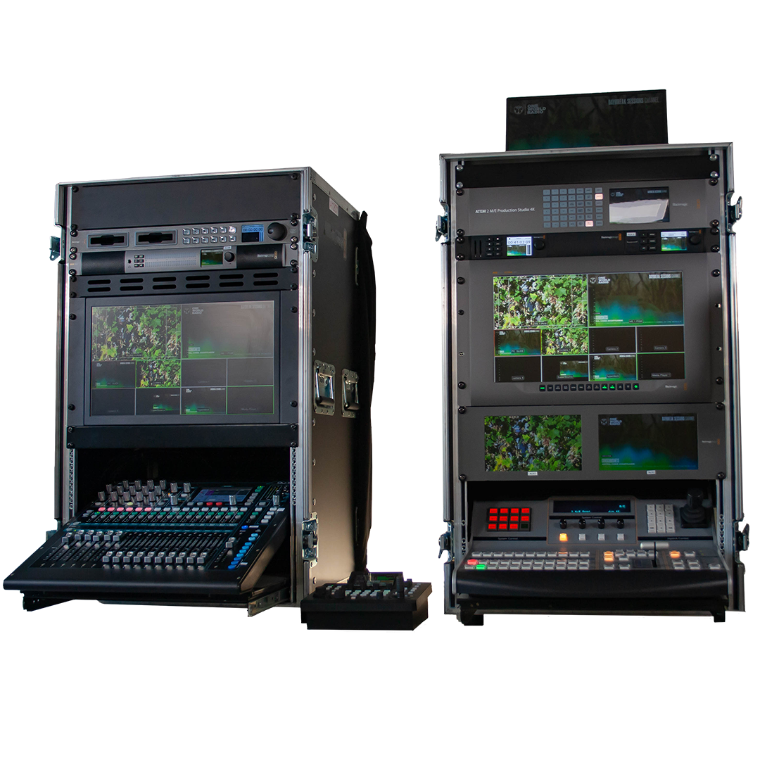 Régie video et audio Black magic