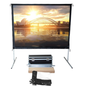 Ecran de projection video (valise)