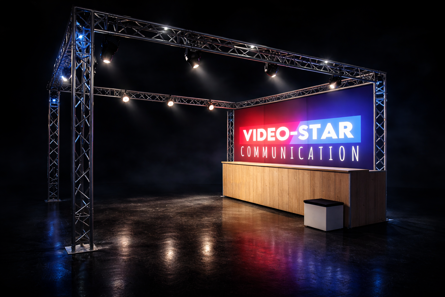 Grill de structure triangle asd pour stand plateau tv ou autre