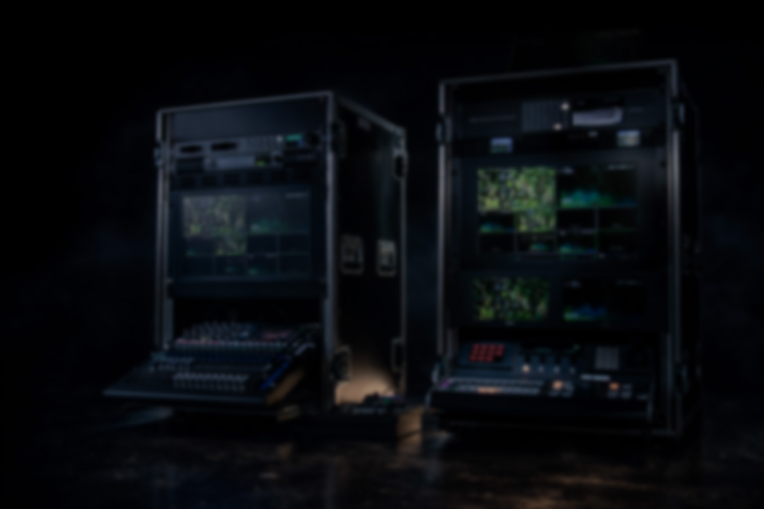 régie vidéo professionnel mélangeur de flux vidéo fluide atem blackmagic